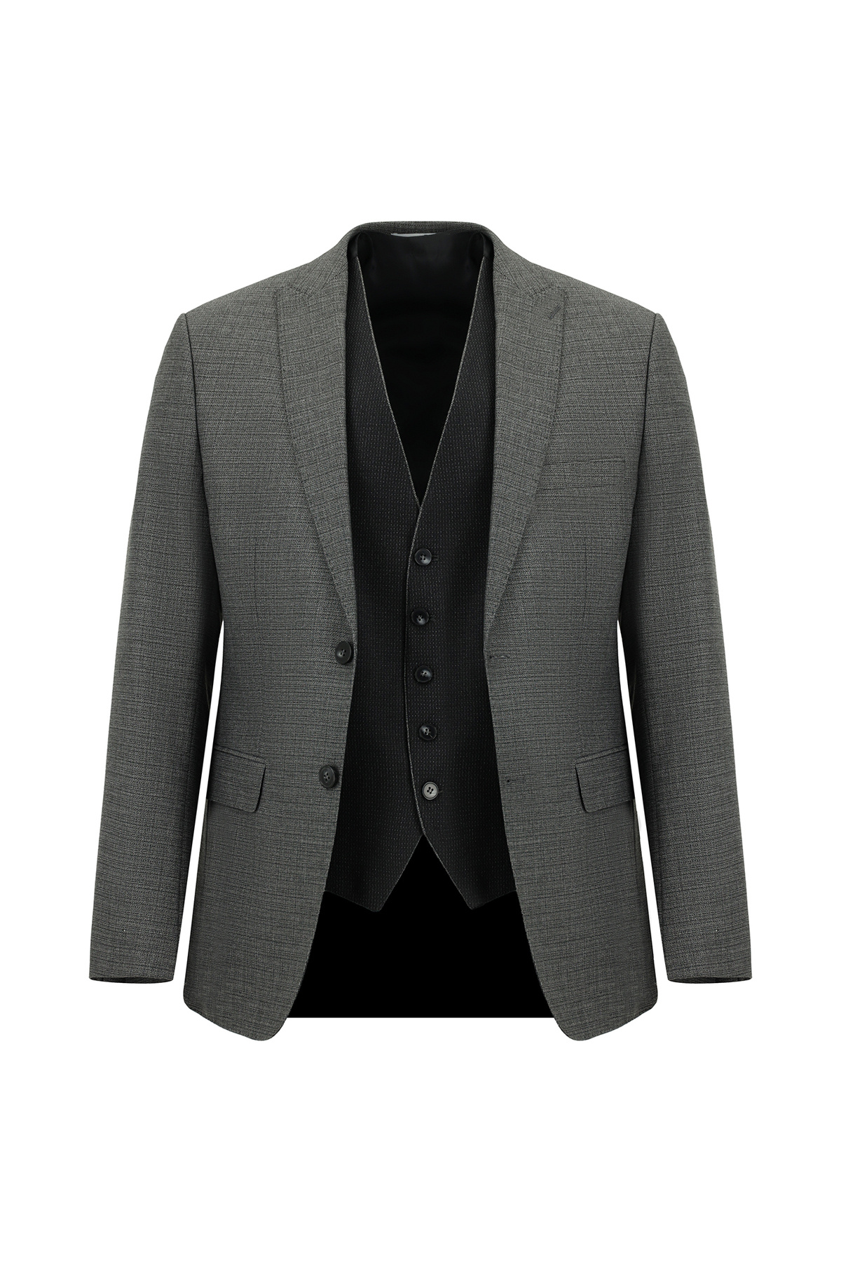 Kiğılı 7 Drop Super Slim Fit Eksra Dar Kesim Kombinli Yelekli Takım Elbise görsel 6