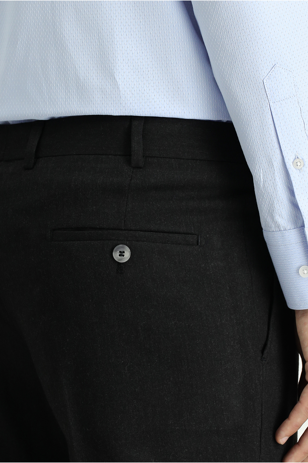 Kiğılı 7 Drop Slim Fit Dar Kesim Likralı Pileli Klasik Kumaş Pantolon görsel 5