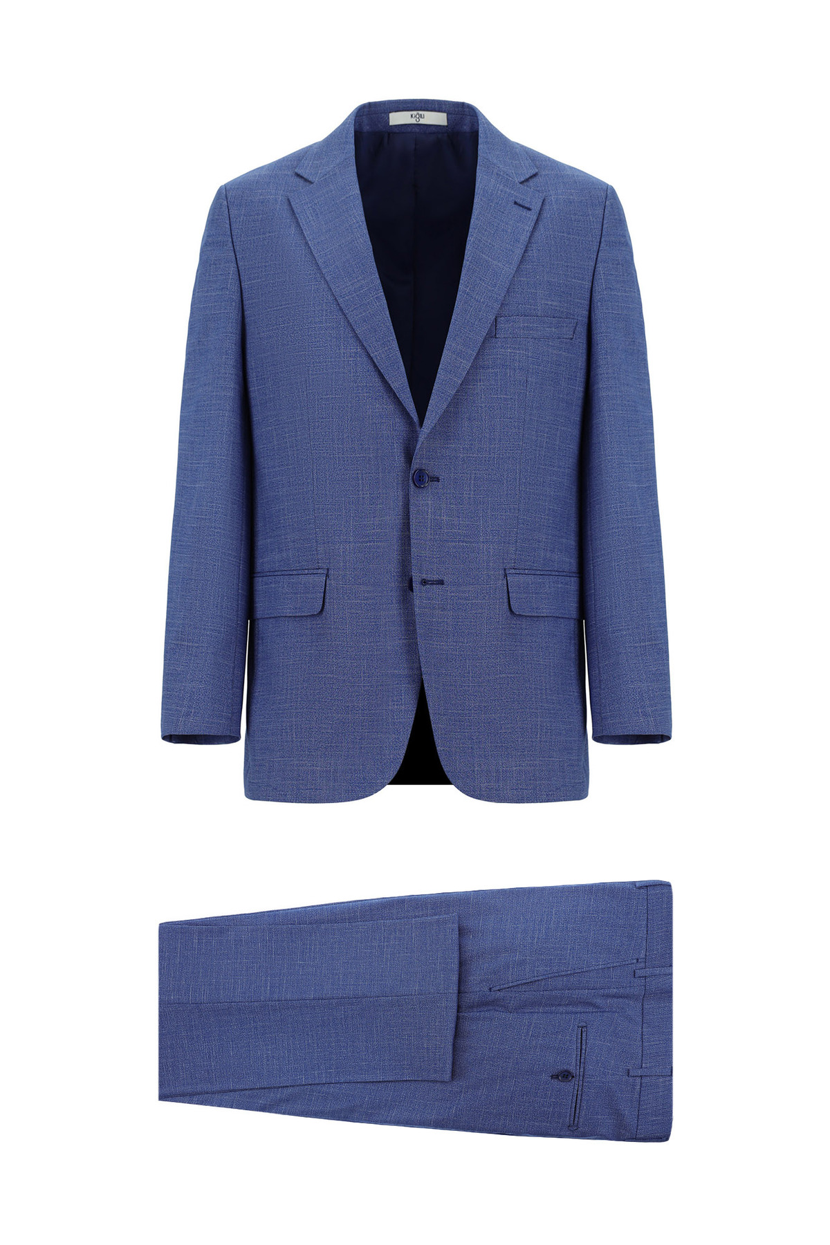 Kiğılı 4 Drop Relaxed Fit Rahat Kesim Desenli Takım Elbise