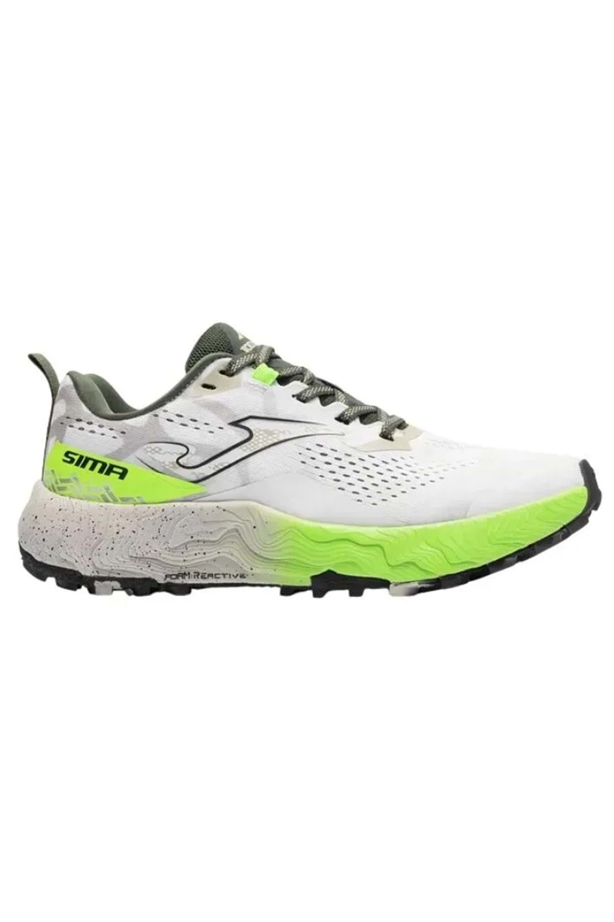 Joma TKSIMS2602 Sima Erkek Trail Koşu Ayakkabısı - Beyaz/Lime