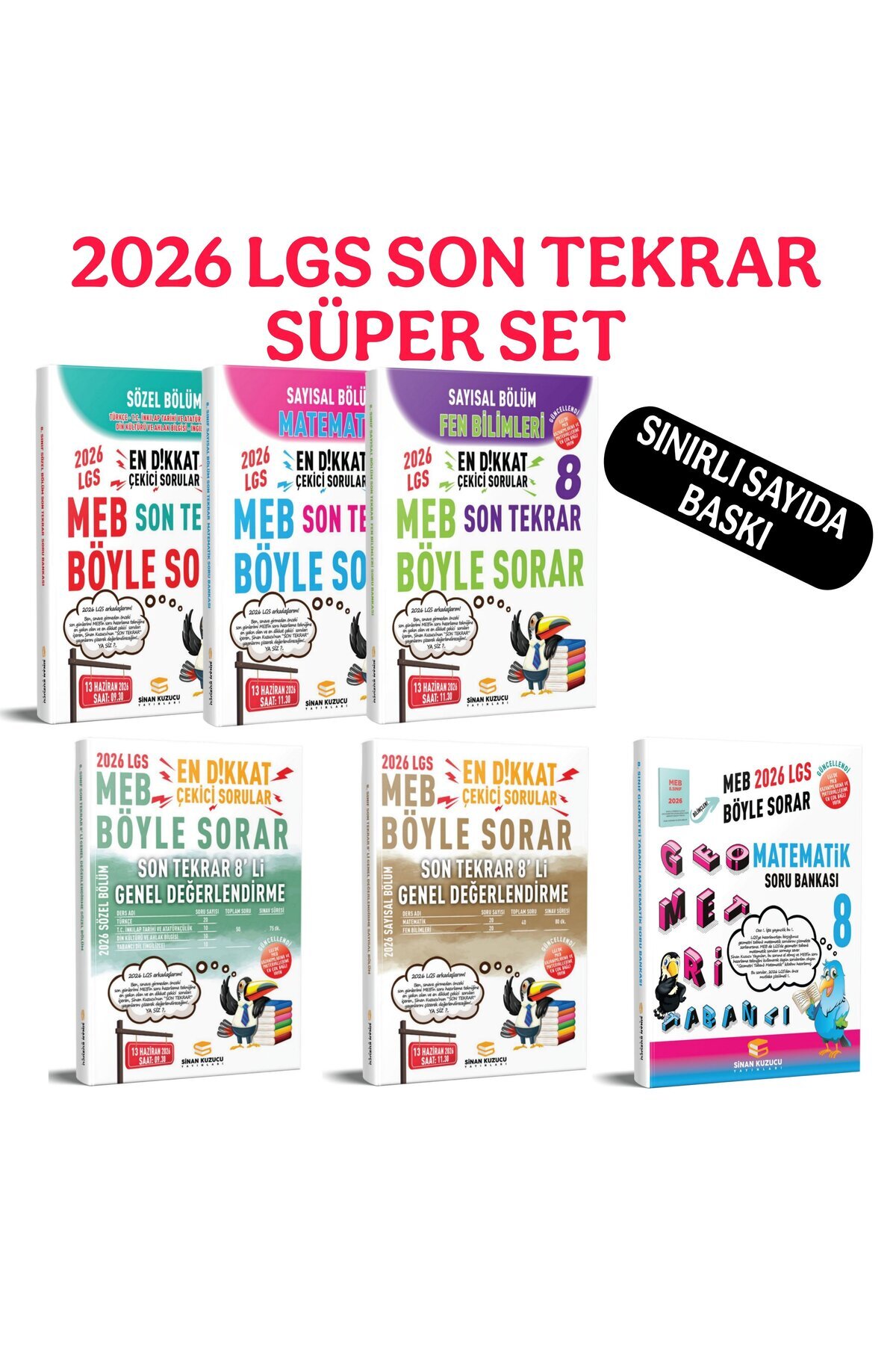 SİNAN KUZUCU YAYINLARI 2026 LGS SON TEKRAR SÜPER SET - Fiyatı
