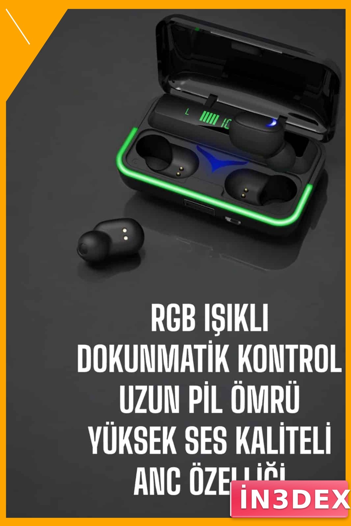 Kulak İçi Bluetooth Kulaklık Powerbankli 3D Ses Düşük Gecikme
