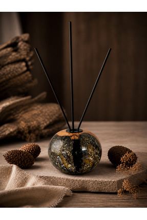 Raban Handmade El Yapımı Zeytin Ağacı & Epoksi Çubuklu Oda Kokusu Difüzör