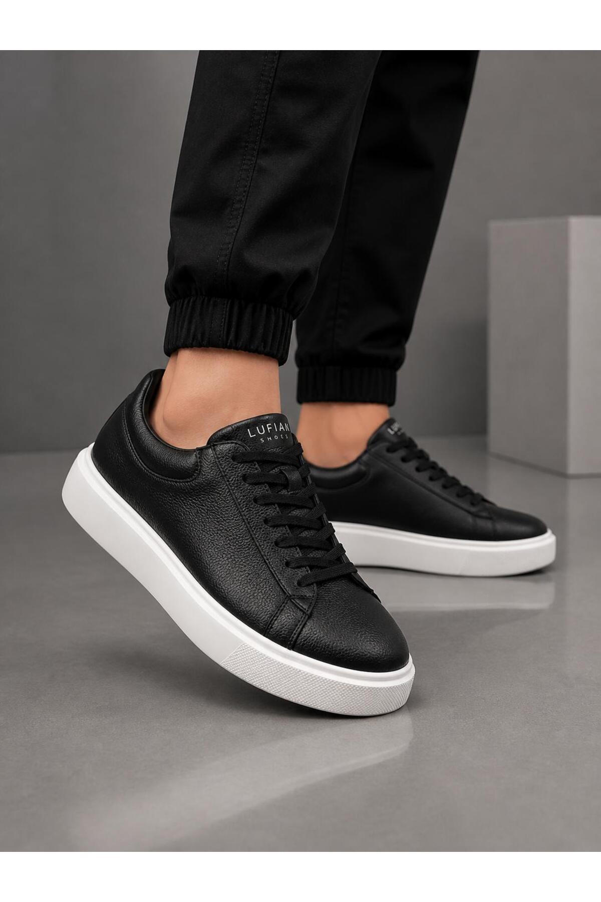 その他 raian Lufian Ryan Erkek Siyah Beyaz Sneaker Ayakkabı - Fiyatı, Yorumları