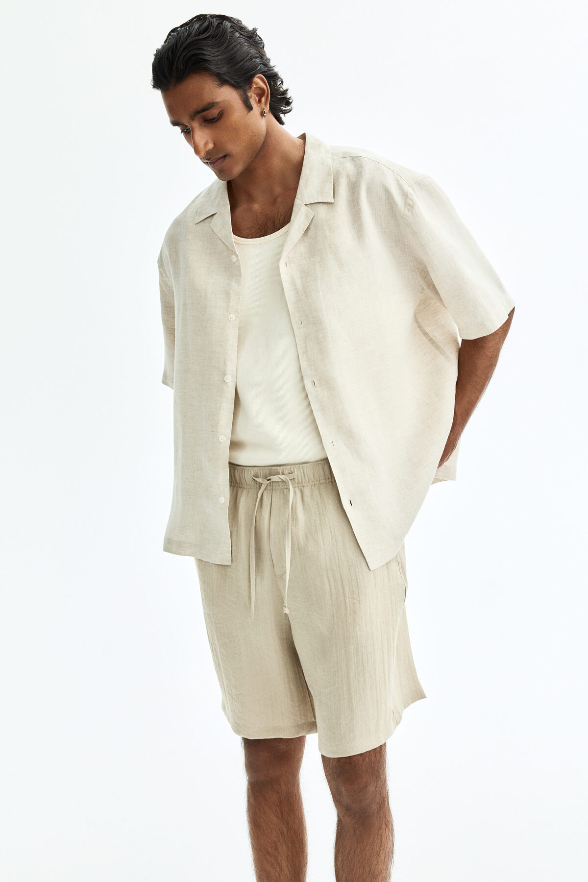 H&M Şort Loose Fit görsel 2