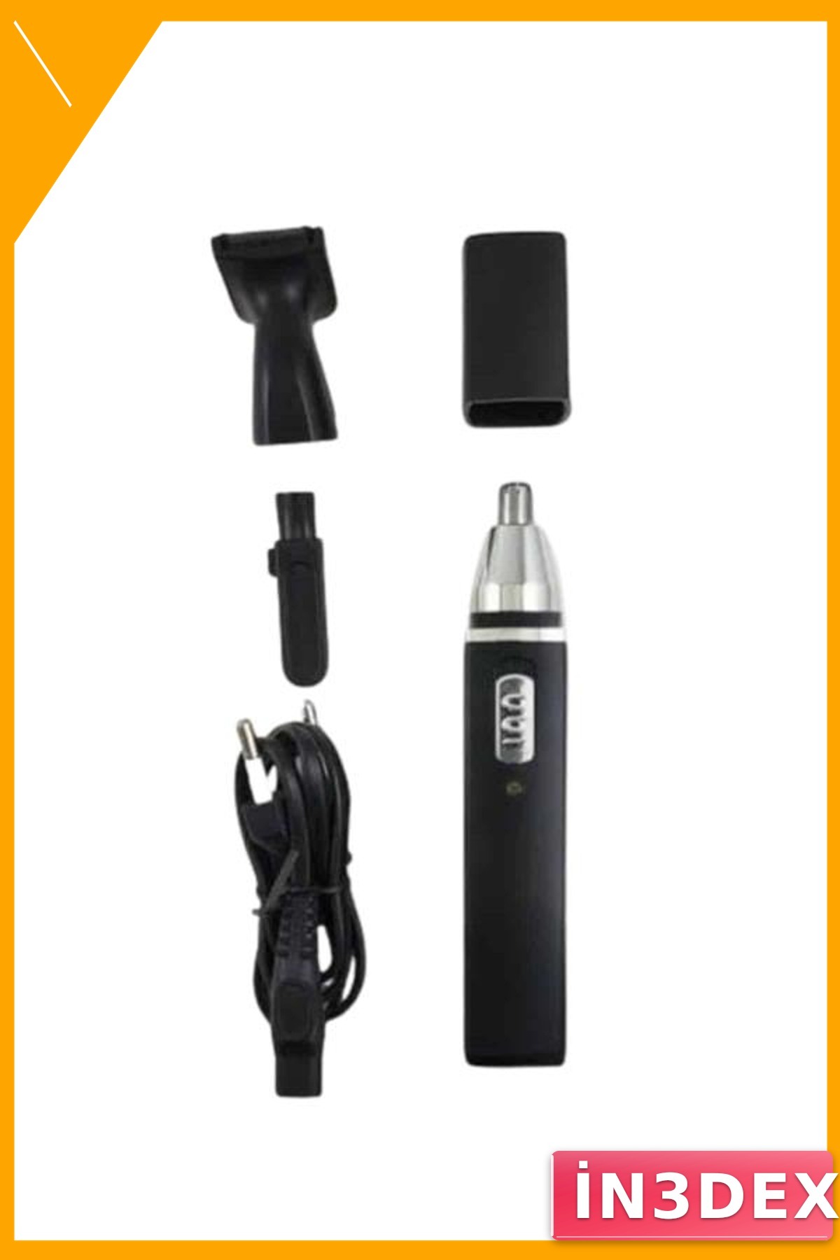 Burun Kulak Kıl Tıraş Makinesi Mini Paslanmaz Çelik USB Şarjlı