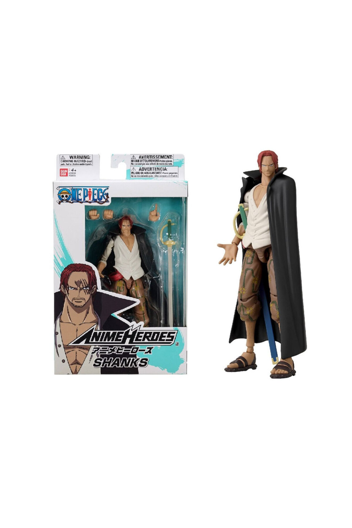 SHANK cd6枚+特典1枚 BANDAI Anime Heroes 16 cm Shanks Poz Verilebilir Figür - Anime