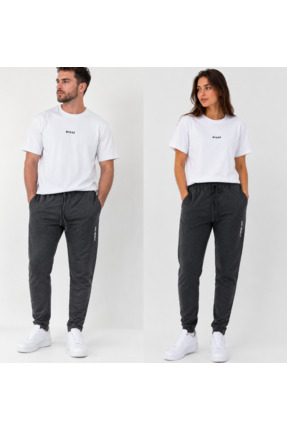 just wear zt Unisex Premium Jogger Eşofman Altı Ayarlanabilir Paça Lastik Det...