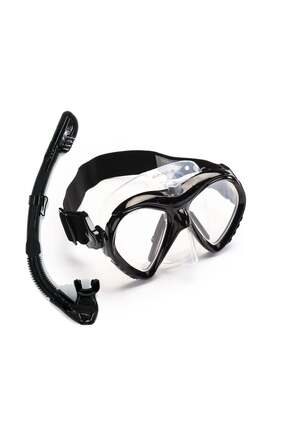 Apnea Wiper Black Maske ve Wave Full Black Şnorkel Set