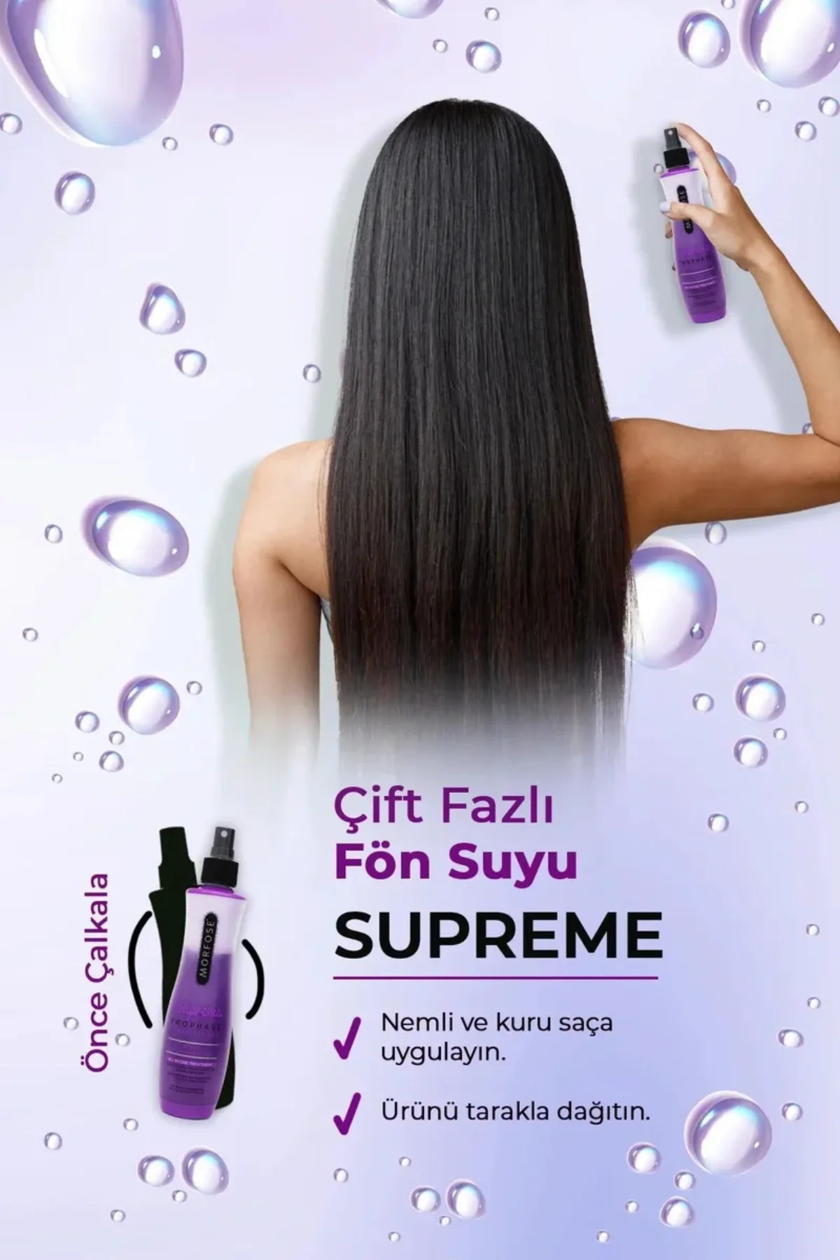 Çift Fazlı Supreme Kondisyoner Fön Suyu 240 ML - mrfs — RT-RYL-HMR24308 — تصویر 3 از 3