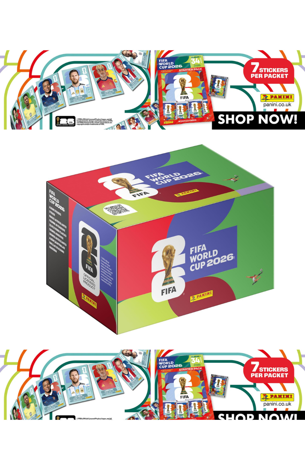Next Plus FIFA WORLD CUP 2026™ Official Sticker Collection - Box