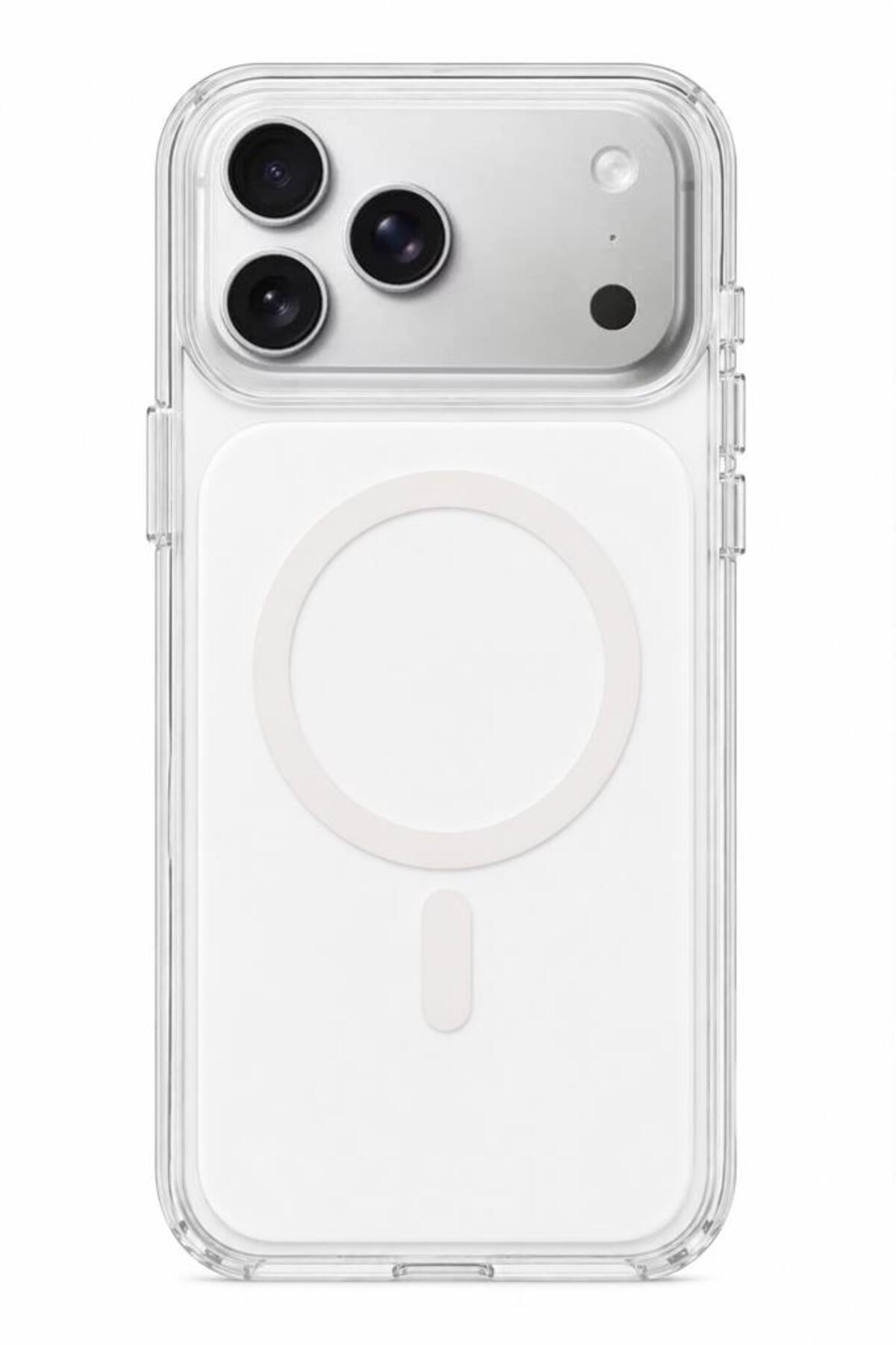 premium Colorful Hard Silicone with Back Animation Wireless Charging Support for iPhone 17 Pro Compatible