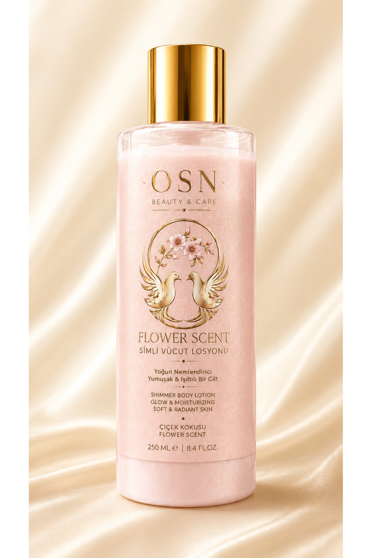 Flower Scent&Çiçek Kokusu Simli Vücut Losyonu — 8685077620959 — تصویر 2 از 3