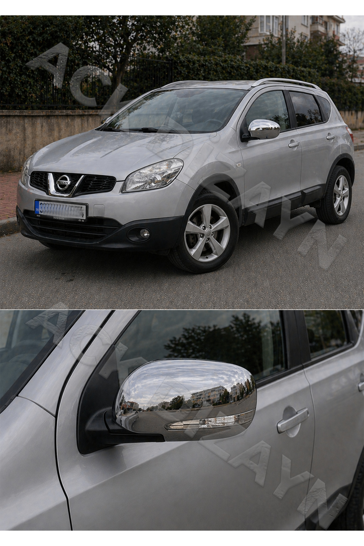 ACK Dizayn NİSSAN QASHQAİ 2007-2014 ARACINIZA ÖZEL ÜRETİM KROM