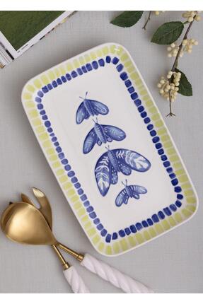 The Mia Palma Dikdörtgen Servis Tabağı 31x20 cm