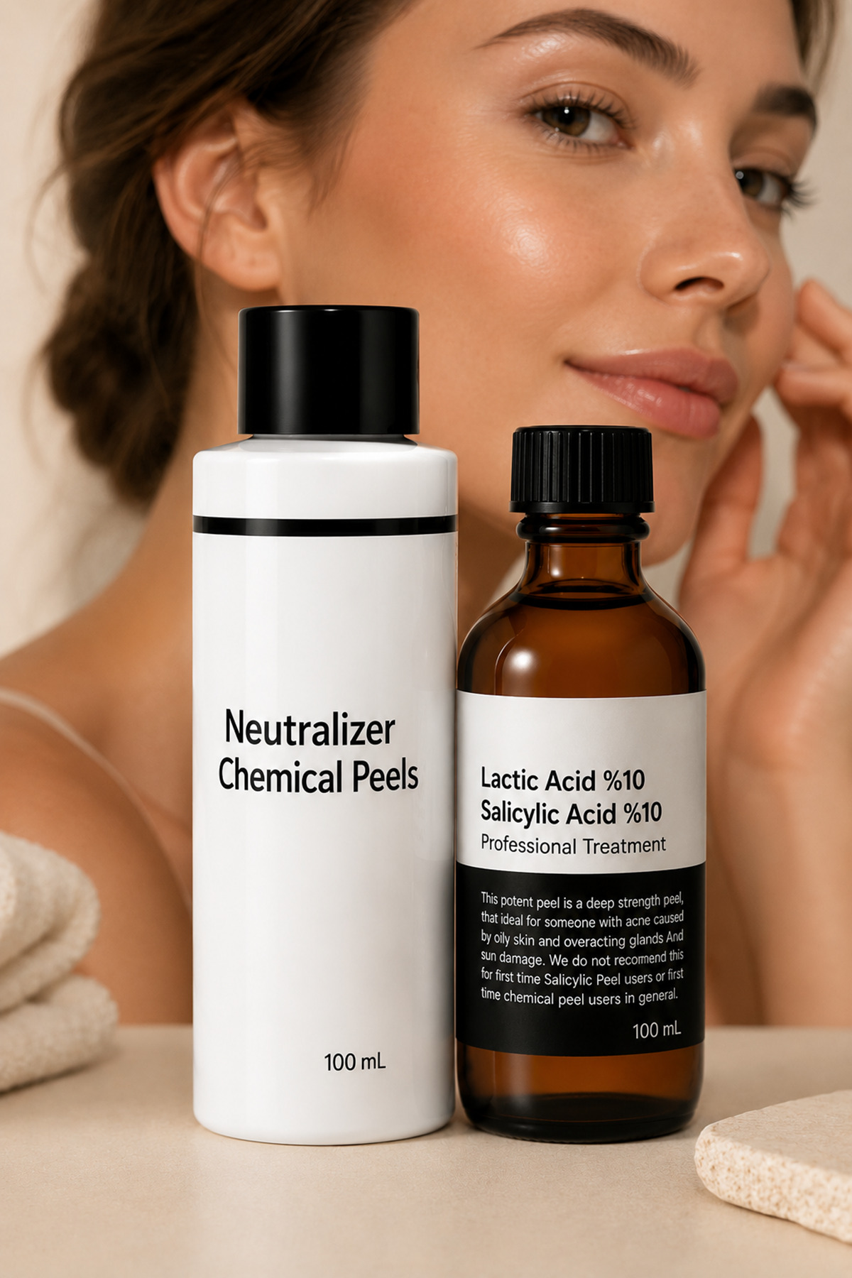 Hibrit Peel + Nötralize Profesyonel Kimyasal Peeling Bakımı ile Daha Aydınlık, Pürüzsüz ve Sağlıklı Görünümlü Bir Cilt Deneyimi — yb33 — تصویر 7 از 7