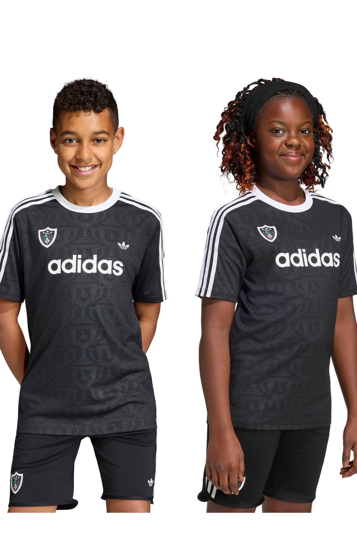 adidas Siyah Erkek Çocuk Desenli T-Shirt KC8434 LOOSE JERSEY