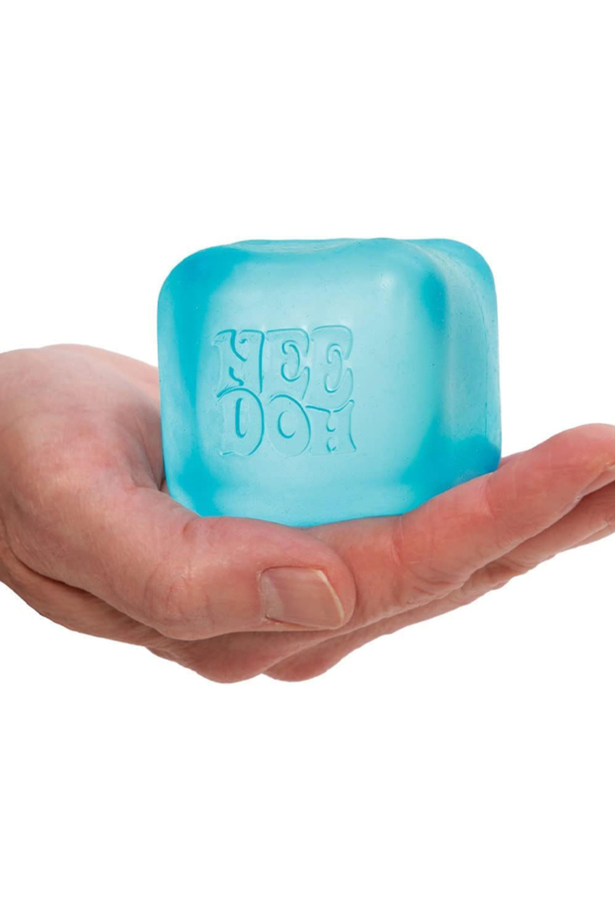 Needoh Schylling Nice Cube - Sensory Squeeze Toy with Super Solid Squish - 2.25" Cube - Color May Vary (Pack of 1)