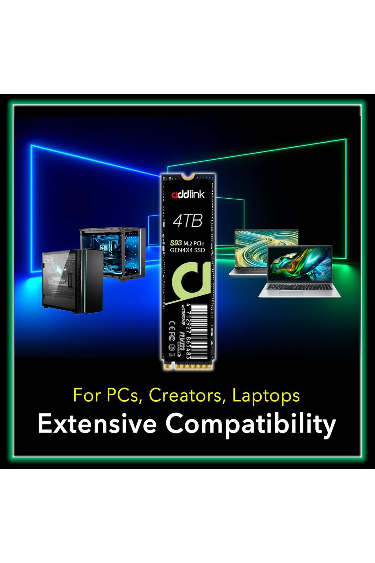 PCIe Gen4 x4, NVMe 1.4 SSD (Solid State Drive) Modelleri