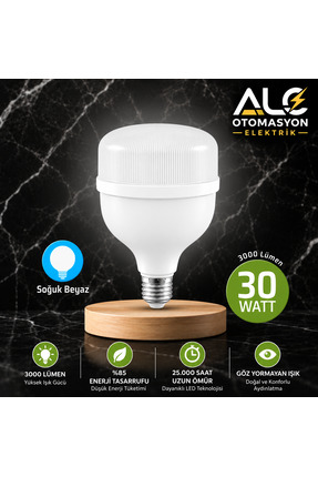 FAR AMPÜL TORCH 30W KRISTAL LED AMPÜL TRAFOLU 3 LÜ PAKET HALİNDE