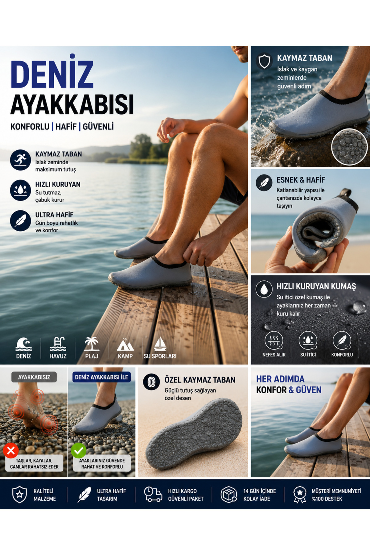 Emek MUHDAMAD SURF VE DENİZ AYAKKABISI