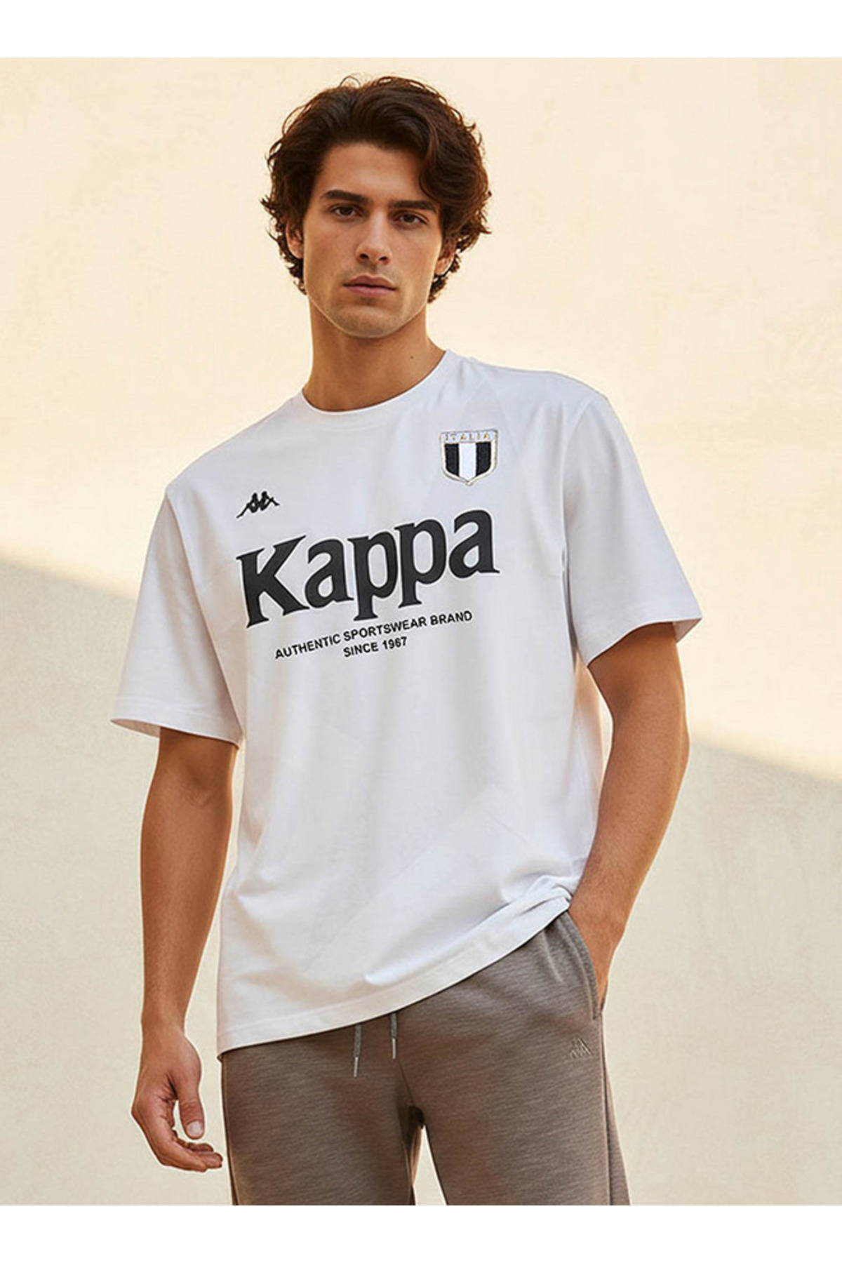 Kappa Men Logo Print T-shirt