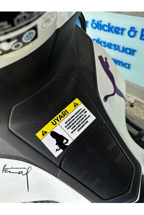 Mavera Stickers Araç Hızlanma Uyarı Sticker Etiket (11.5x6cm) Araba-Motor İçin