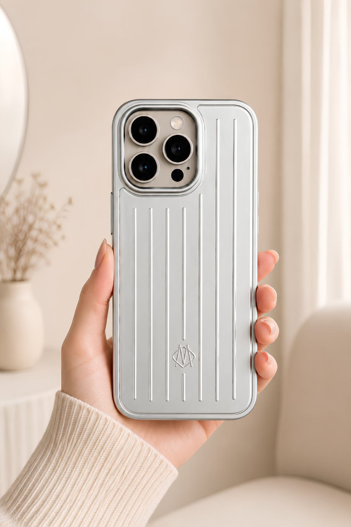 QUSCHU iPhone 15 Pro Uyumlu Rimowa Telefon Kılıfı RMW32 - Fiyatı