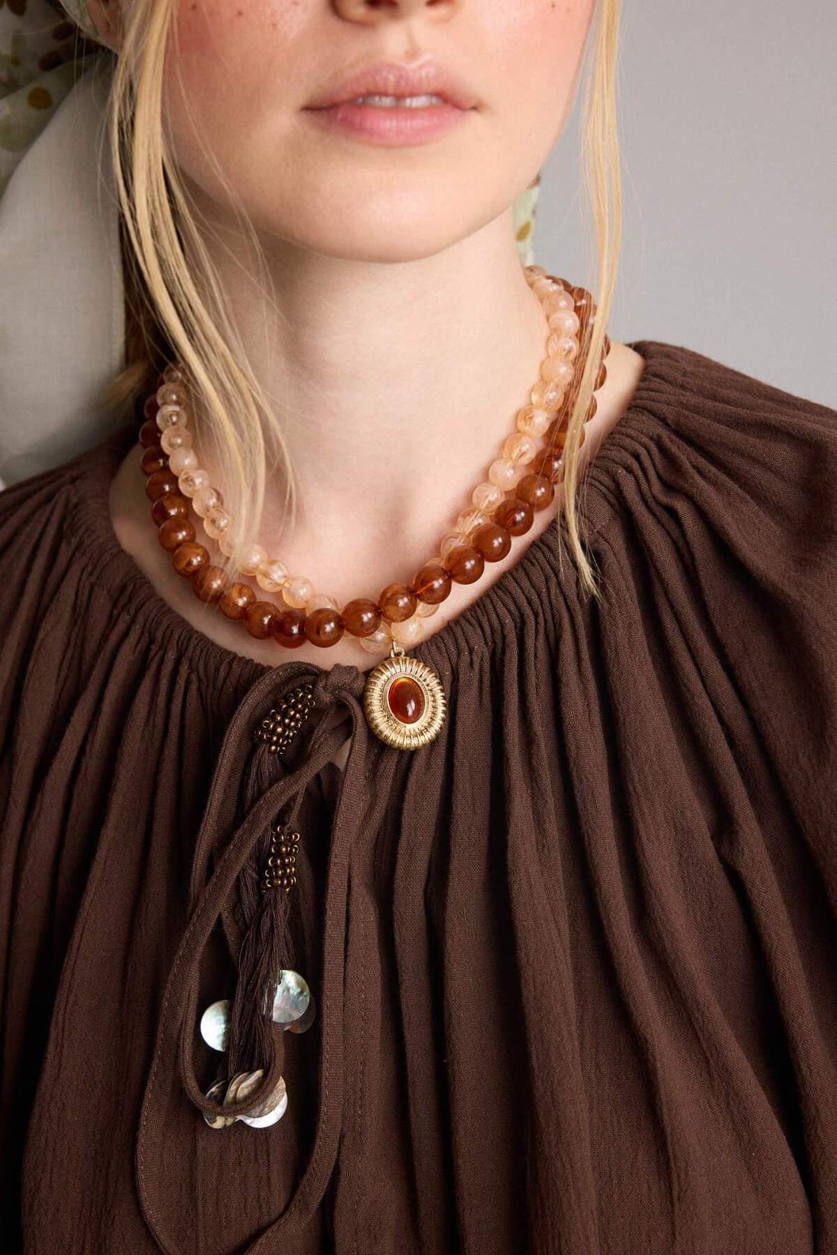 Manuka x Women's 2-Piece Necklace H8665AXNS