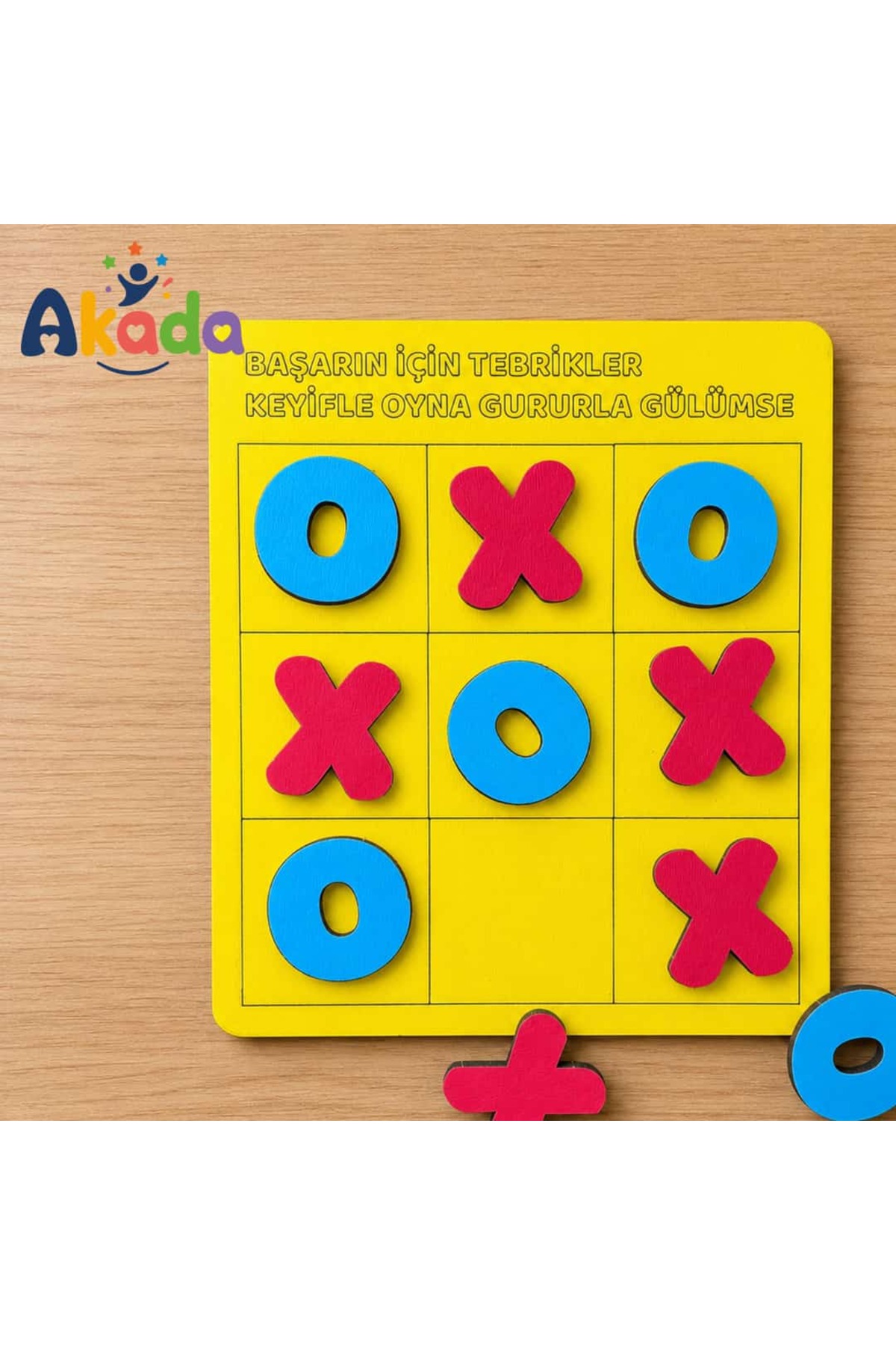 AKADA 10 Adet Ahşap XOX Oyunu - Fiyatı, Yorumları