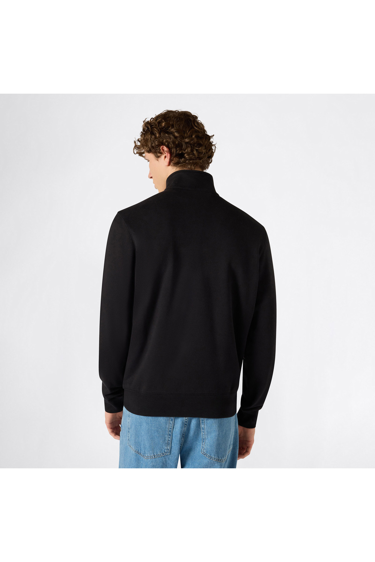 Champion Half Zip Erkek Siyah Sweatshirt görsel 3