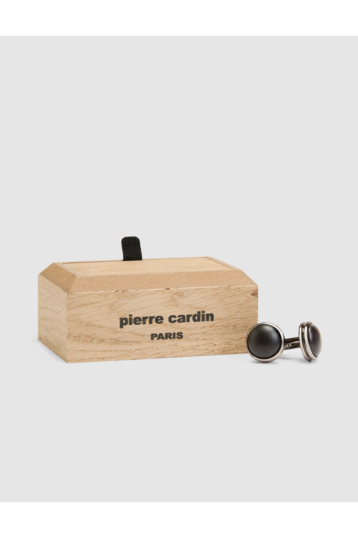 دکمه سرآستین مشکی ۵۰۳۲۸۶۱۰-VR۰۴۶ پیر کاردین دکمه سردست Pierre Cardin