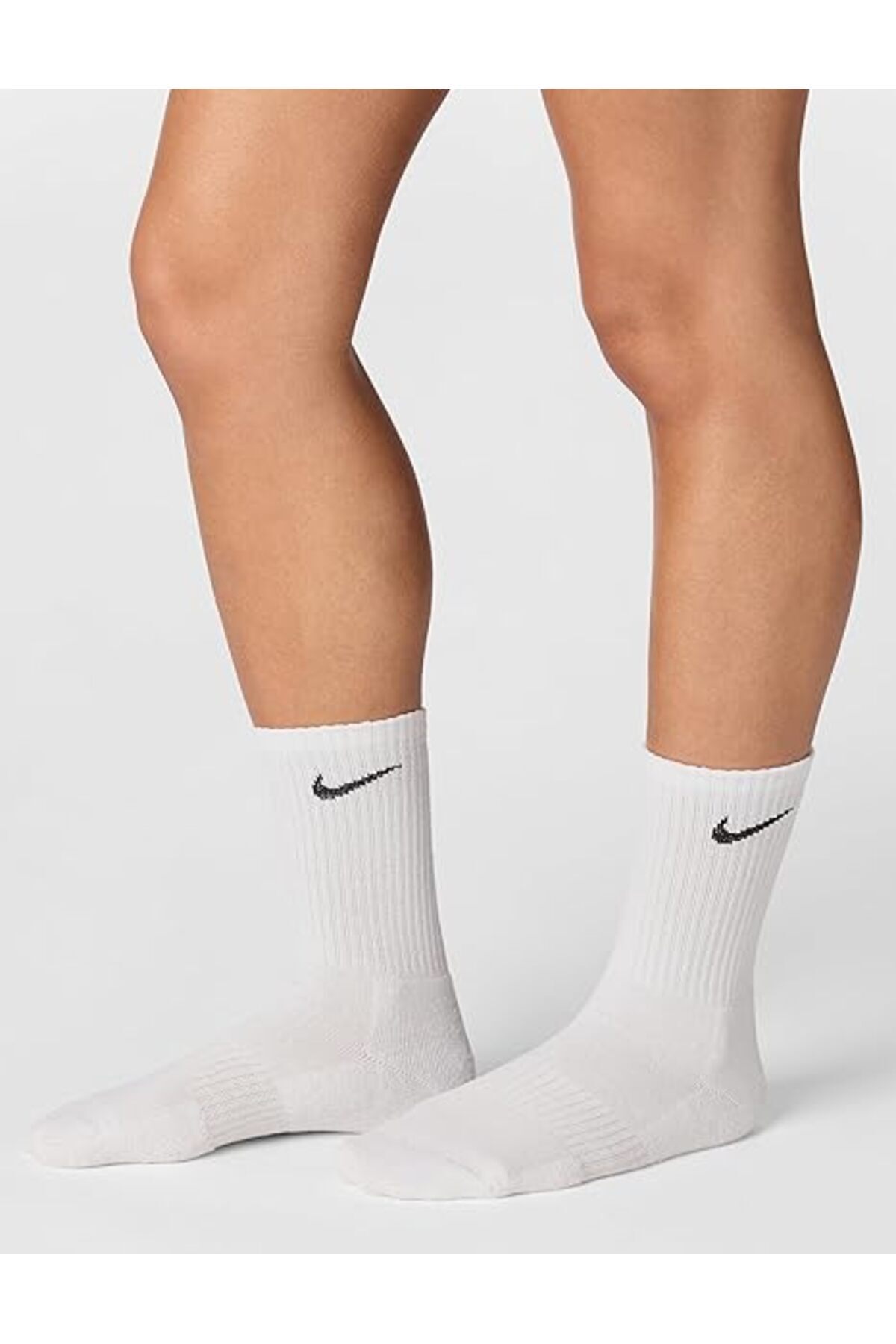 Nike Everyday Pamuklu Unisex Beyaz 3'lü Çorap