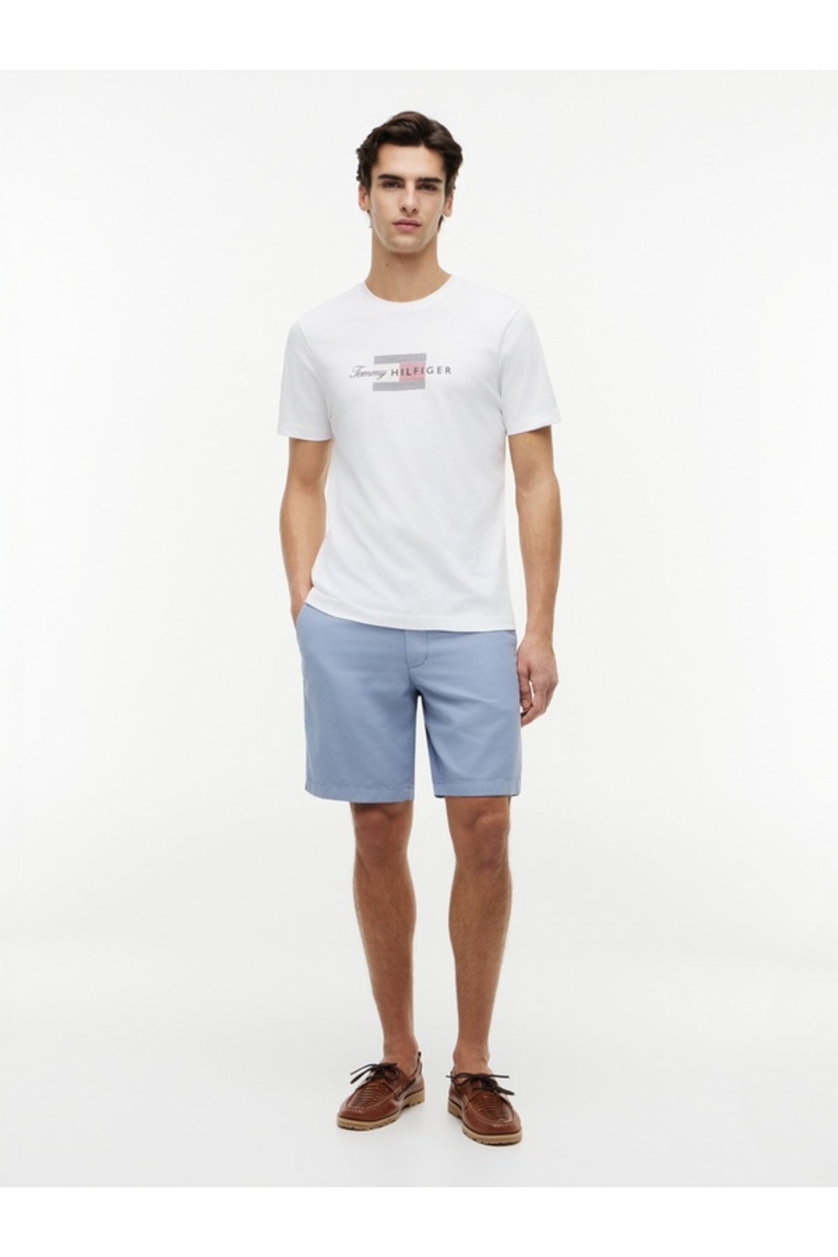 Male script FLAG REGULAR TEE MW0MW43226-THYBR