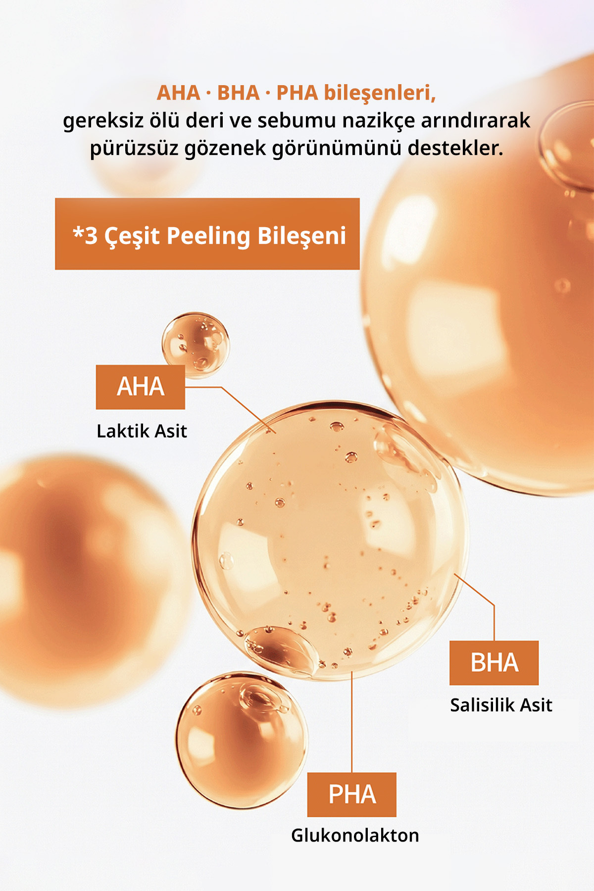 AHA BHA PHA İçeren Sebum Dengesi & Sıkı Gözenek Görünümü Sunan Serum MIDHA Pore Refining Serum — MIDHA-PORE-REFINING-SERUM30 — تصویر 4 از 8