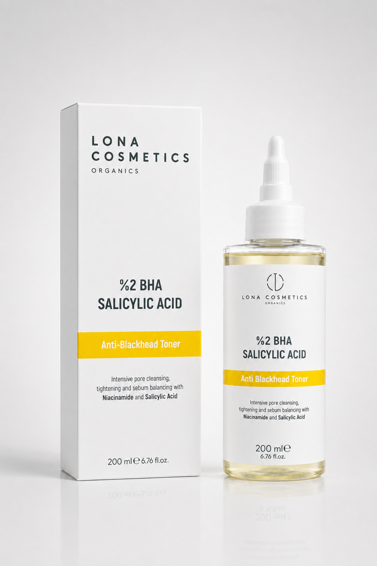 Salisilik Asit Siyah Nokta Karşıtı Gözenek Sıkılaştırıcı Tonik 200 ml — LONA-SAT-200ML — تصویر 6 از 6