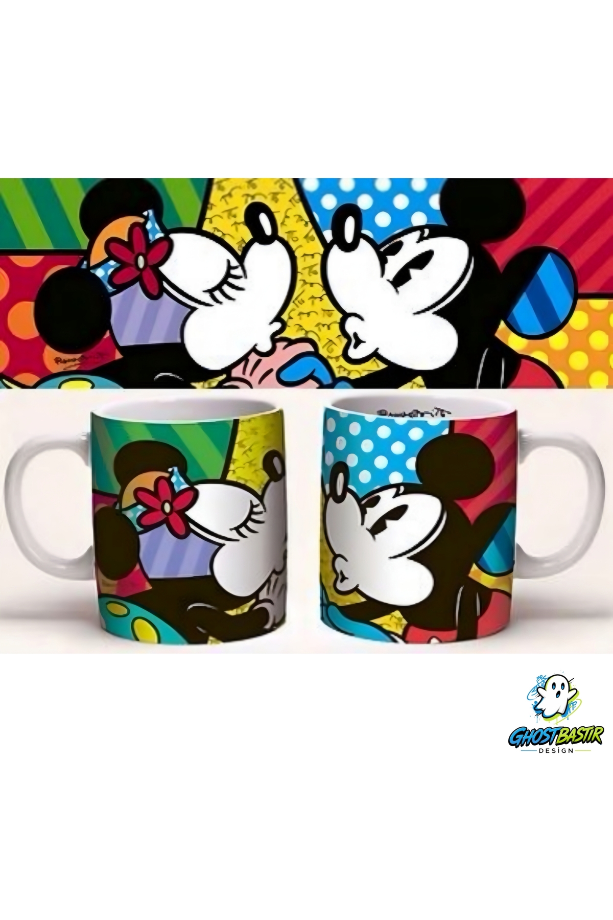 Mickey ve Minnie Kupa Bardak | Tek Adet K0314