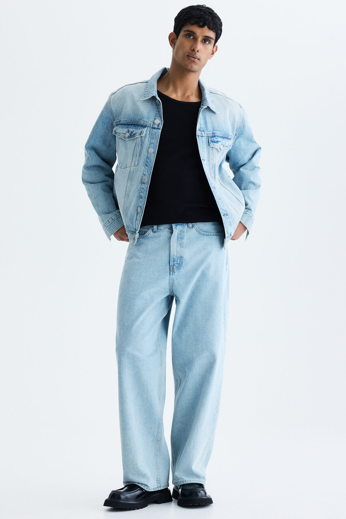 شلوار جین گشاد اچ اند ام شلوار جین H&M