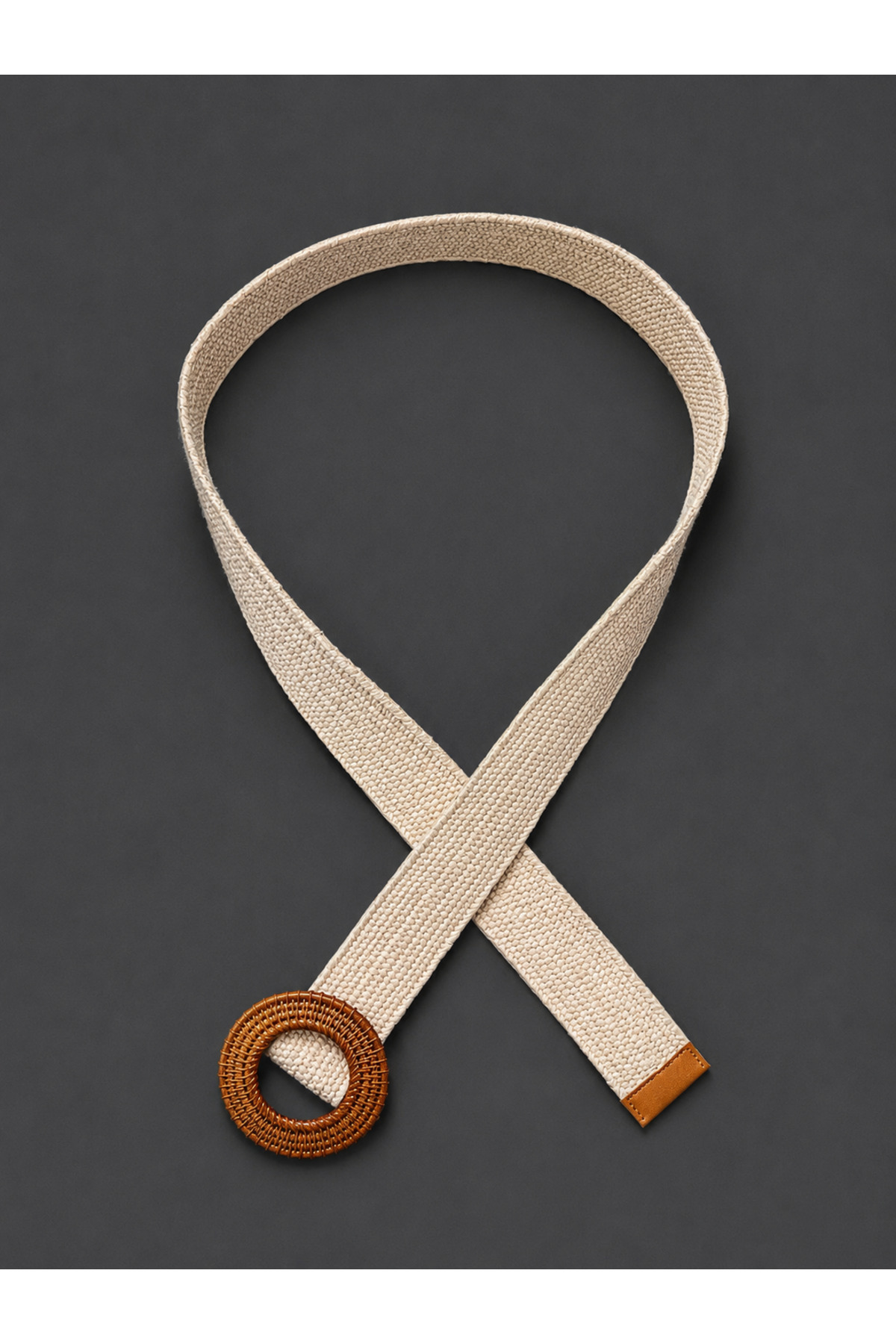 GÜRHAN 4 cm Esnek Hasır Kemer