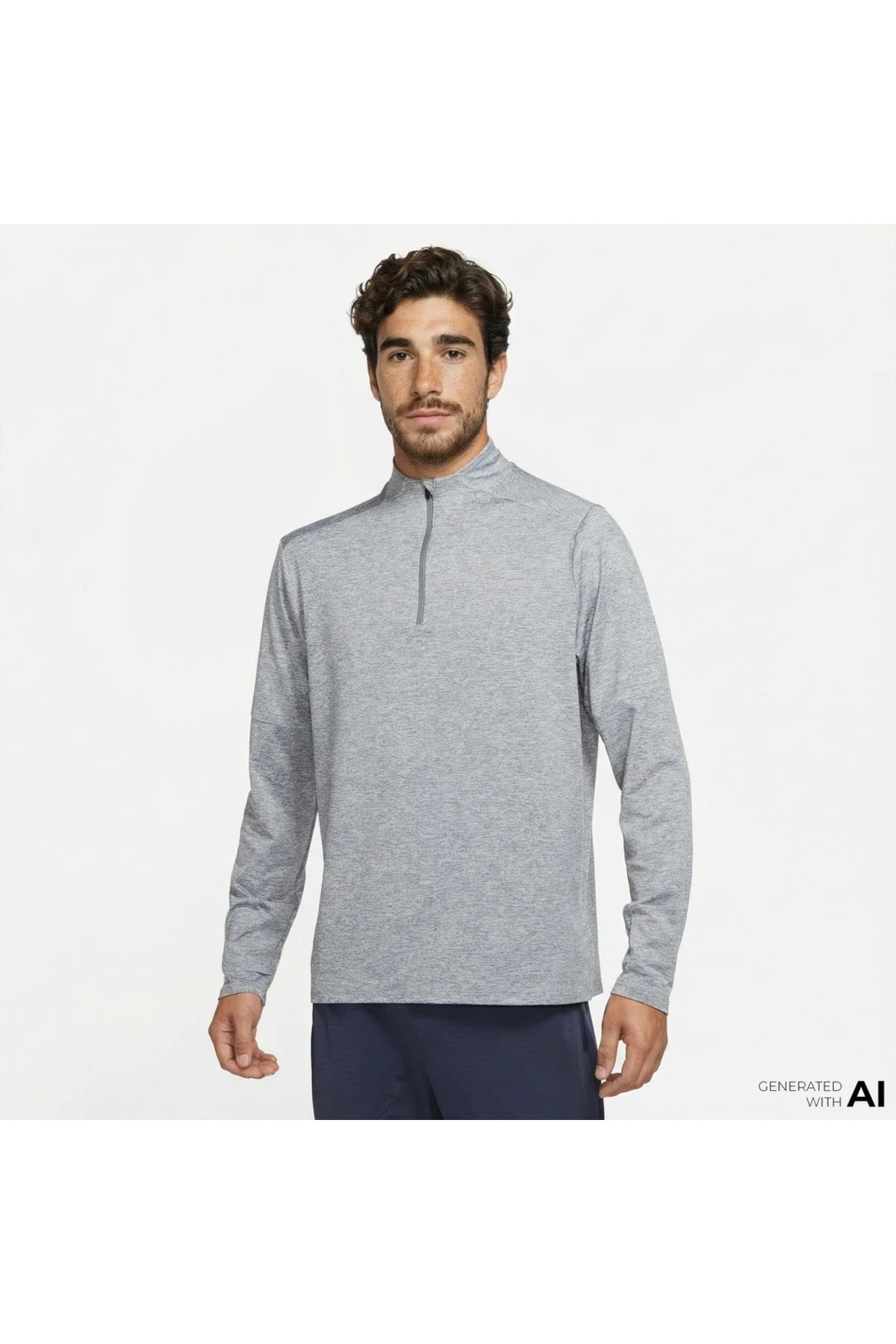 سویشرت مردانه Dri-Fit Element DD4756-084 نایکی سویشرت اسپرت Nike