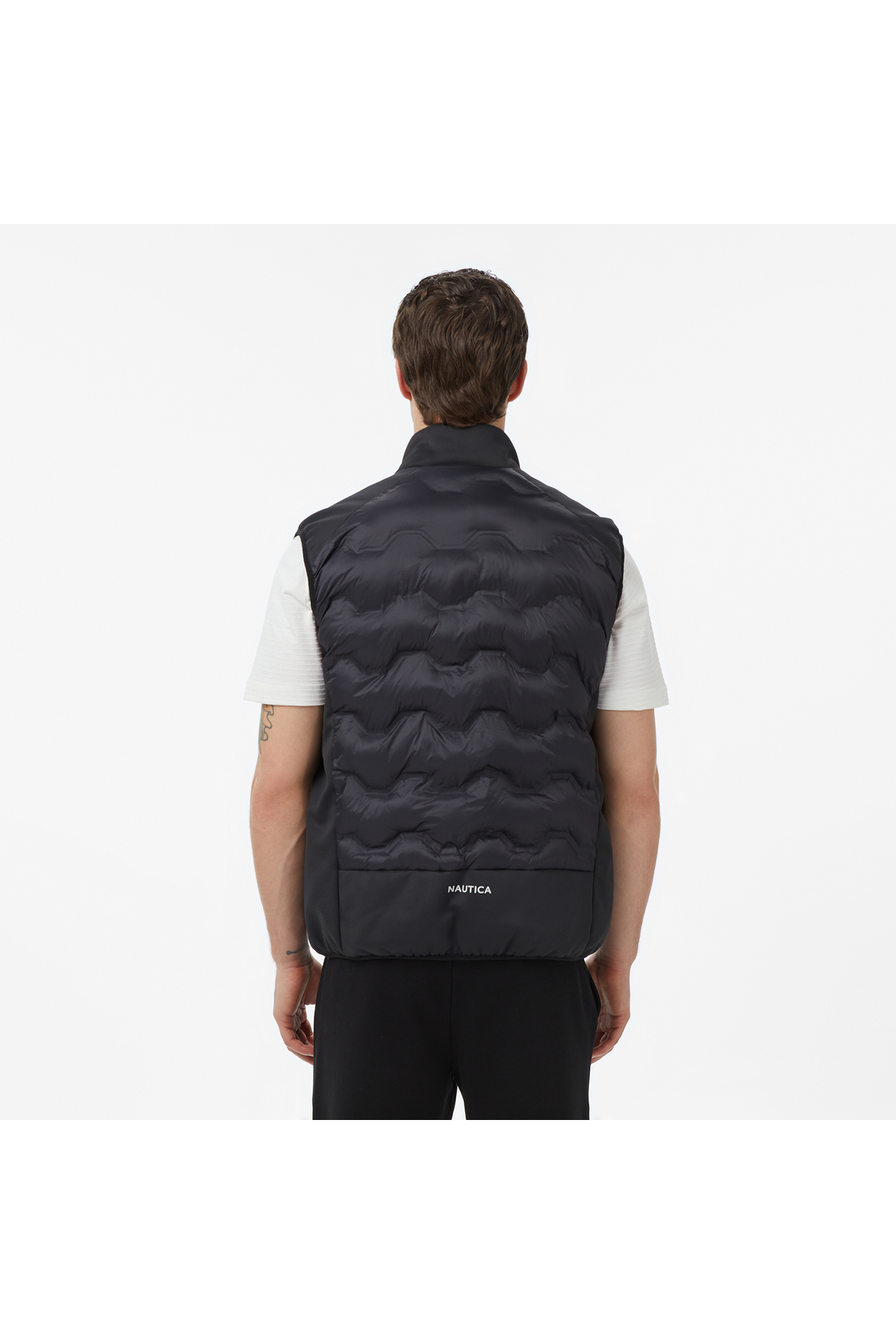 Nautica Erkek Siyah Regular Fit Su İtici Yelek görsel 2