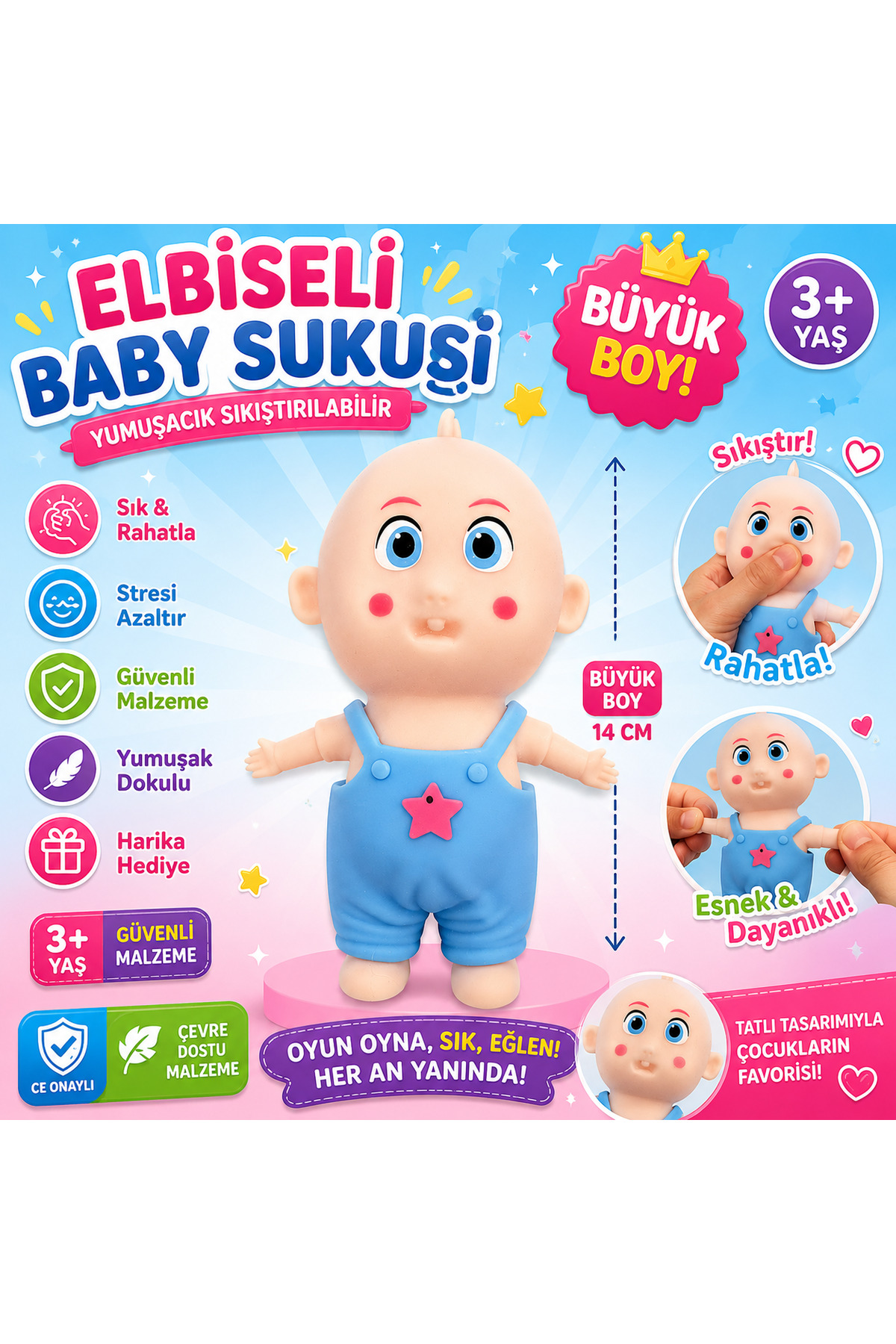 BLACK DİAMOND PLUSH TOY Elbiseli Baby Sukuşi New SERİES - Fiyatı