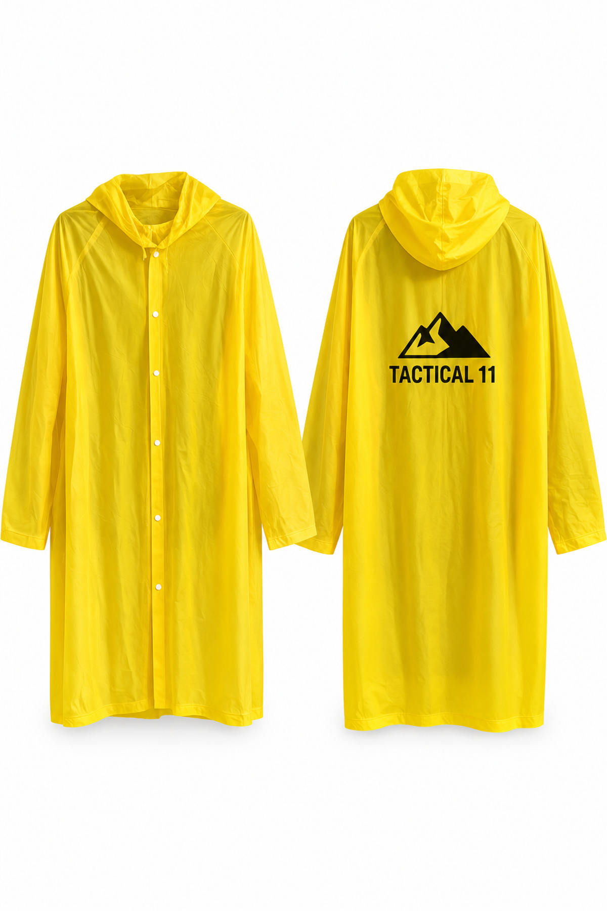 Tactical11 yağmurluk sıvı geçirmez çıtçıtlı