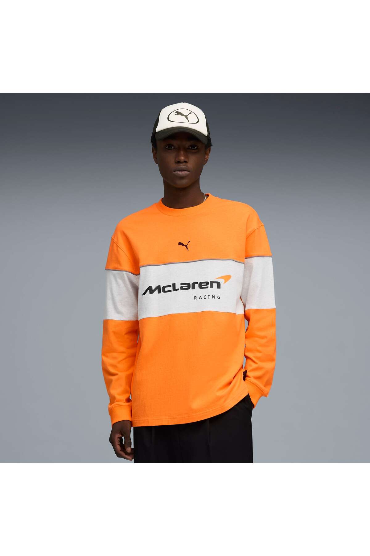 Puma McLAREN RACING LIFESTYLE Erkek Geniş Kesim SWEATSHIRT görsel 5