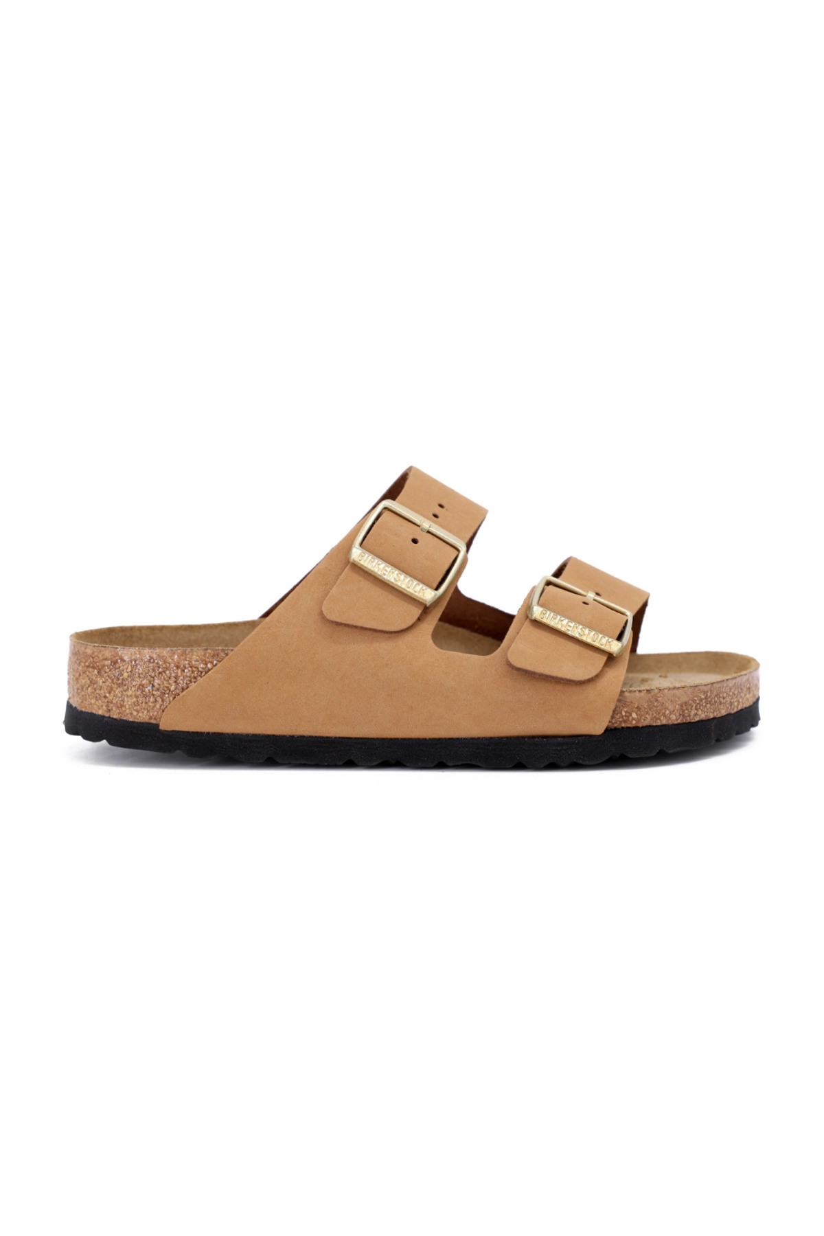 دمپایی زنانه قهوه‌ای روشن آریزونا Bs 1032066 جاست‌استپ بیرکن استاک دمپایی Birkenstock