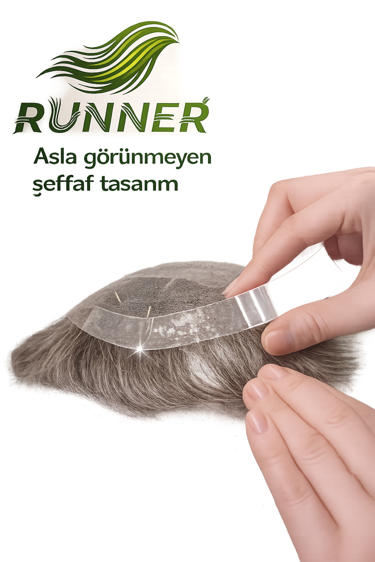 Ultra Güçlü Protez Saç Bandı 36 Yard x 24 mm - Yerli Üretim Dermatolojik Testli Şeffaf Bant — 36yard — تصویر 3 از 3