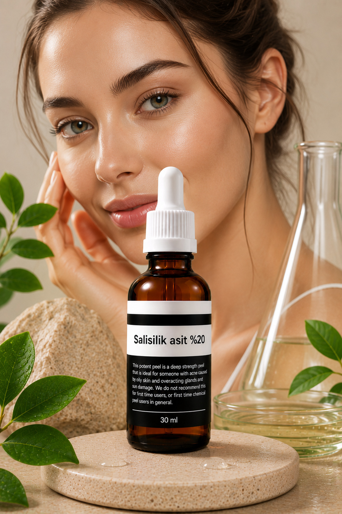 Ciltte Biriken Yağı ve Ölü Deri Hücrelerini Arındıran %20 Salisilik Asit Peeling Serum ile Profesyonel Bakım — TYC96C9812C94302F707EE900 — تصویر 5 از 8