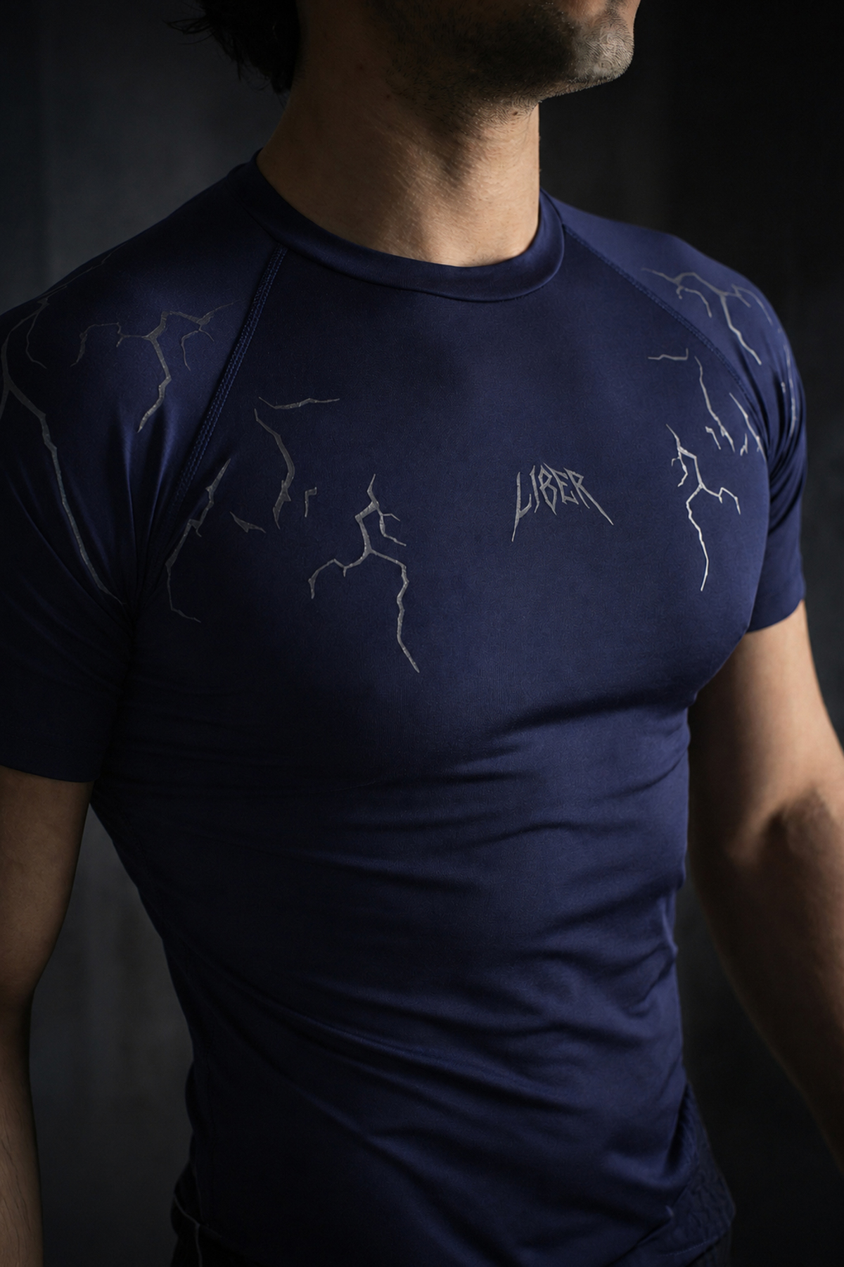 Liber Slayer Fit - Compression T-shirt Nefes Alan Ultra Esnek Yapı Fitness görsel 2