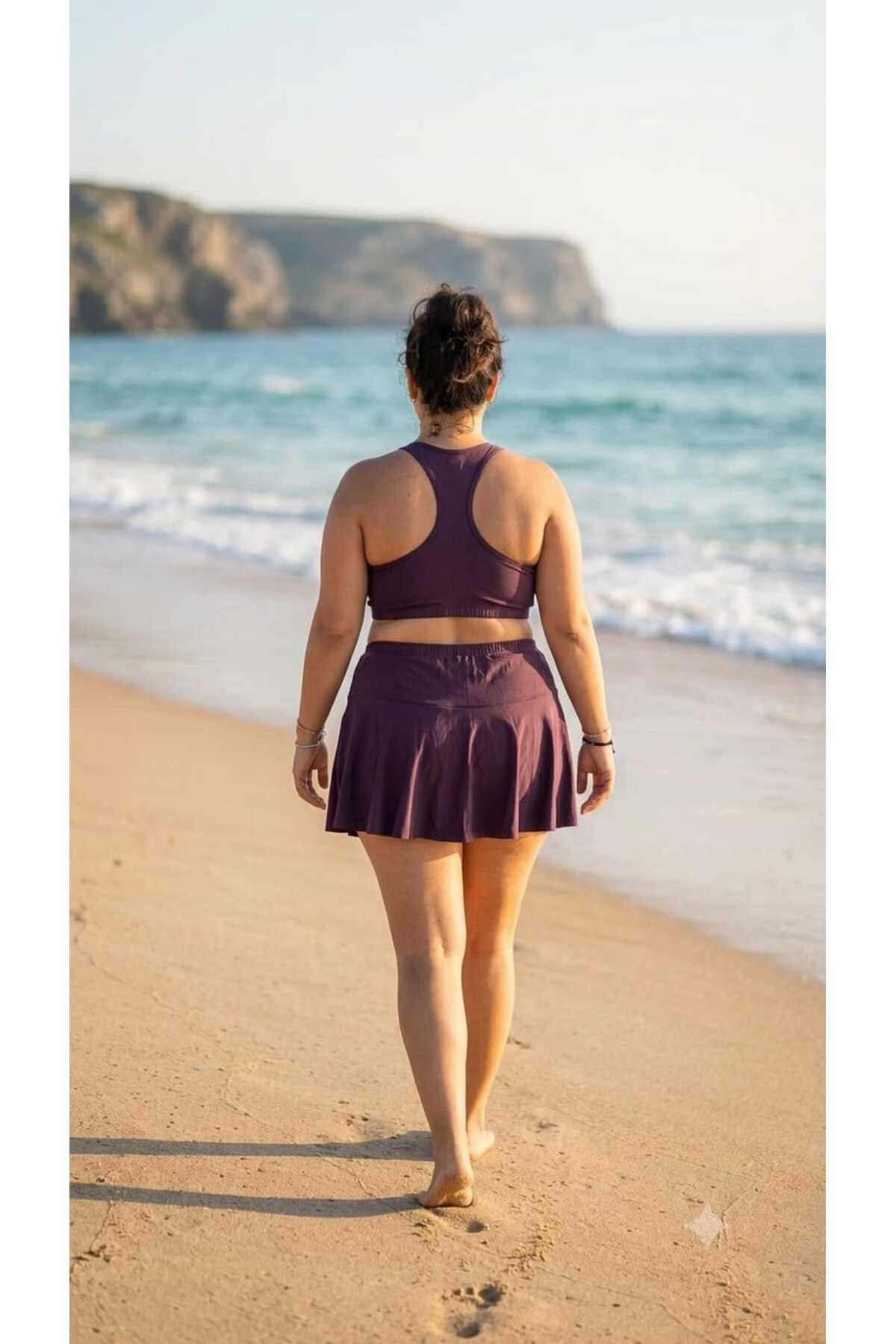 yessir Büyük beden şortlu bikini takımı görsel 2