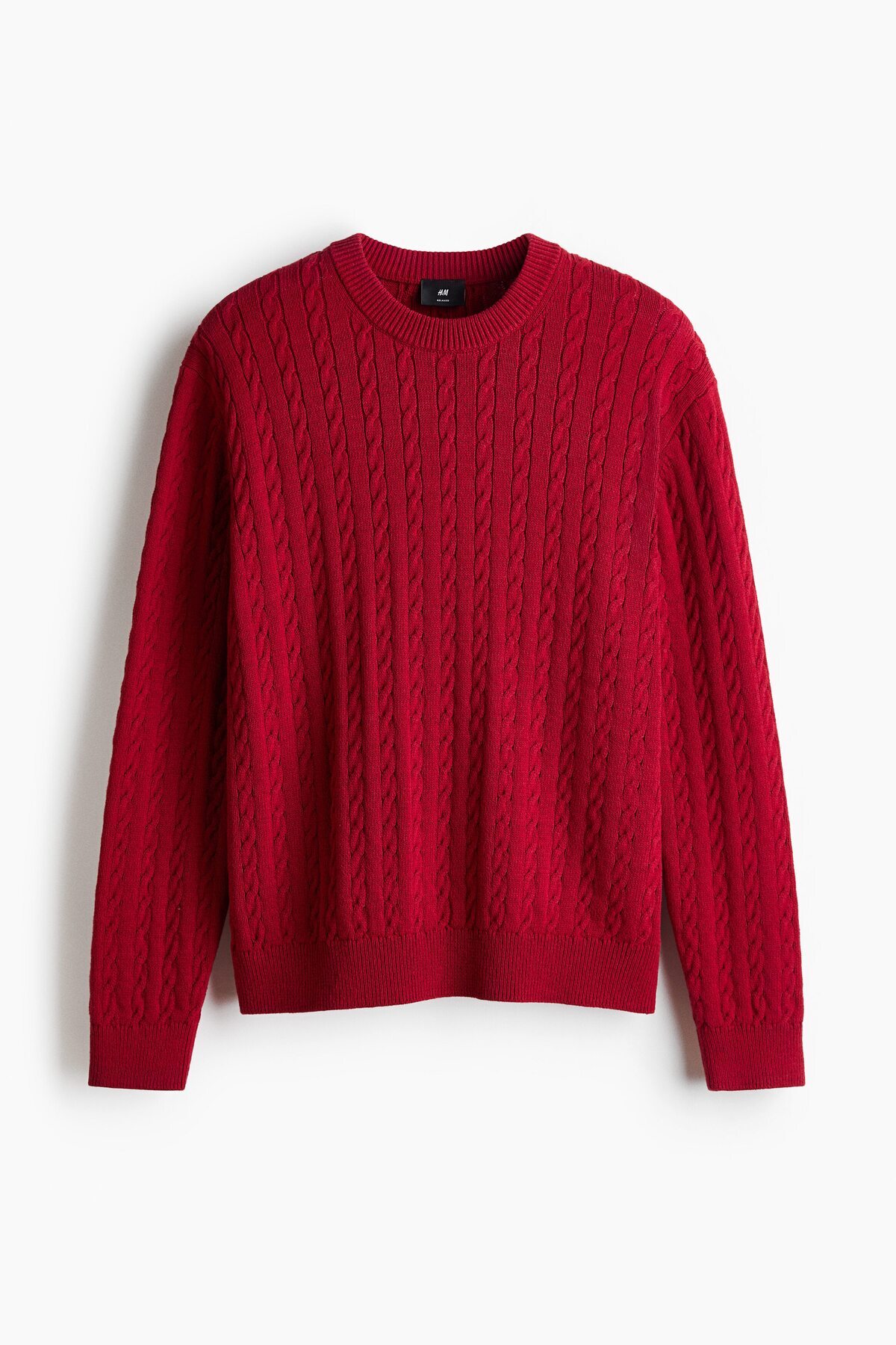 H&M Saç Örgüsü Kazak Regular Fit görsel 4